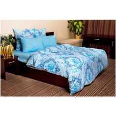 Ночь Нежна Покрывало Лунный свет цвет: голубой br52490 (200х200 см)