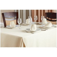Primavelle Скатерть + 6 салфеток Nehushta Цвет: Светло-Бежевый br54463 (150х220 см)