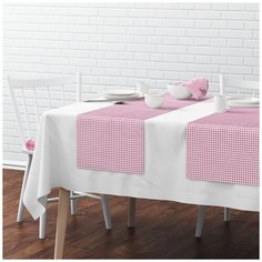 PASIONARIA Дорожка на стол Marsi Цвет: Розовый br54629 (40х150 см - 4 шт)
