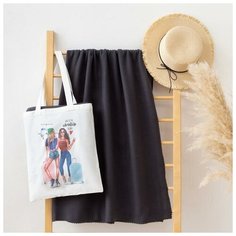 Набор LoveLife "Adventure": сумка-шопер 33*39 см + флисовый плед 150*130 см 5523789