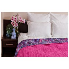 Ночь Нежна Покрывало Karmen Цвет: Фуксия br10773 (150х215 см)