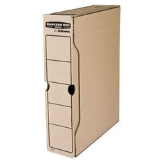 Короб архивный с клапаном А4 (260х325 мм), 100 мм, до 850 листов, FELLOWES Bankers Box "Basic", FS-00102