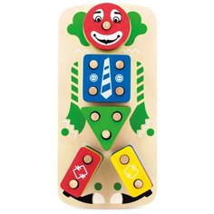 Пирамидка-сортер Мир деревянных игрушек Клоун