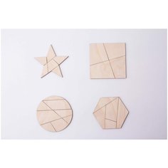 Головоломка IQ "Геометрические фигуры" Сибирские игрушки