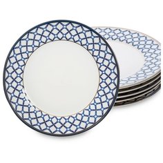 JK-244 Набор из 6 тарелок Элегантность (Eleganza Pavone)