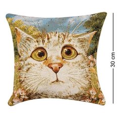 Подушка гобеленовая Усатый-полосатый 30х30 ANG-1104/1 113-504767 Artangels