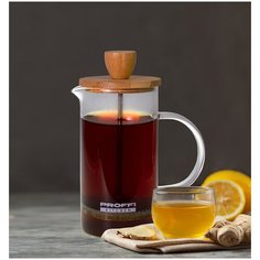 Френч-пресс PROFFI KITCHEN PKT0255, BAMBOO 350 мл