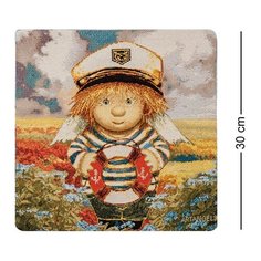Наволочка гобеленовая Морячок 30х30 ANG-658 113-503357 Artangels