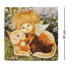 Наволочка гобеленовая Ангел тепла и уюта 30х30 ANG-569 113-502953 Artangels