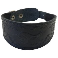 Ошейник ZOOexpress 0763, обхват шеи 35 см черный