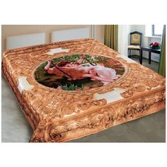 Покрывало шелковое (Марианна) барокко 200/220(+-5 см) Marianna