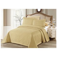 Комплект с покрывалом Cleo Blumarine, 240 х 260 см, горчичный