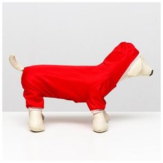 Комбинезон для собак Cocoa honey размер 2XL, (ДС 34-36 см, ОШ 34-36 см, ОГ 44-48 см), красный