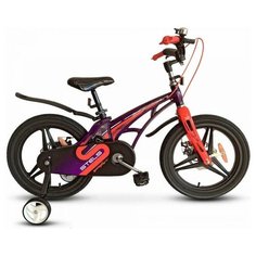 Stels Детский велосипед Stels Galaxy 18” V010 2021, фиолетовый/красный [LU095742-LU088564]