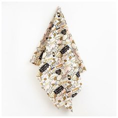 Простыня банная Этель "Девичник" 150х180 см, вафля 200г/м2, 100% хл 5928220