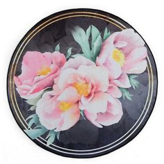 Ковер Этель "Пионы" d 120 см, 700г/м2 6774936