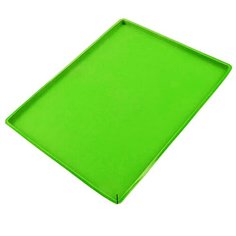 Силиконовый коврик для выпечки, зеленый, 31х26х0,9 см, Kitchen Angel KA-SILMAT-09