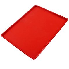 Силиконовый коврик для выпечки, красный, 31х26х0,9 см, Kitchen Angel KA-SILMAT-07