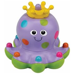 Игрушка для ванной Ks Kids Осьминожка Клёпа (KA694) фиолетовый/зеленый/желтый