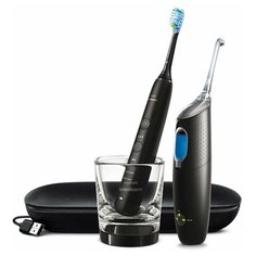 Зубной центр Philips Sonicare AirFloss Pro/Ultra HX8494, черный