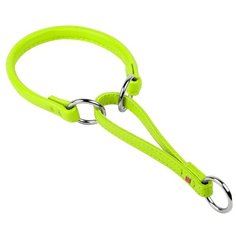 Ошейник-удавка waudog glamour (диаметр 8мм, длина 40 см) зеленый