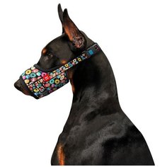 Намордник waudog nylon, рисунок пончики (размер №3, обхват 25-34 см) новинка!