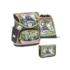 Набор Belmil Ранец Compact Extreme Off Road Set, пенал c 2 планками, сумка для обуви