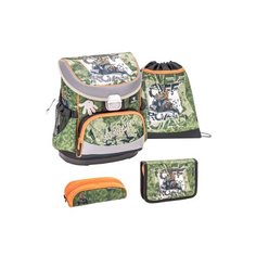 Набор Belmil Ранец Mini-Fit Extreme Off Road Set, пенал c 2 планками, пенал-косметичка, сумка для обуви