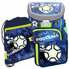 Набор Belmil Ранец Mini-Fit Soccer Sport, в компл. с мешком для обуви и пеналом с 2-я клапанами