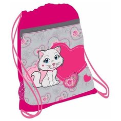 Мешок-рюкзак для обуви Belmil Pussycat, с вент. сеткой и объем. карм. на молн., 35х43 см