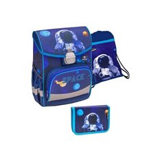 Набор Belmil Ранец Click Spaceman Set, пенал c 2 планками, сумка для обуви