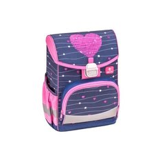 Ранец Belmil Click Simple Heart, эргономичная спинка, 35х26х17 см