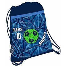 Мешок-рюкзак для обуви Belmil Play Football, с вент. сеткой и объем. карм. на молн., 35х43 см