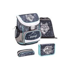 Набор Belmil Ранец Mini-Fit Wolf, пенал c 2 планками, пенал-косметичка, сумка для обуви