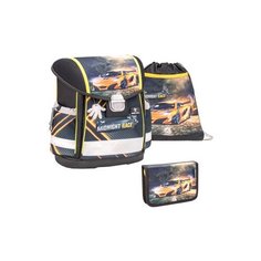 Набор Belmil Ранец Classy Midnight Race Set, пенал c 2 планками, сумка для обуви