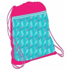 Мешок-рюкзак для обуви Belmil Butterflies in the Sky, с вент. сеткой и объем. карм. на молн., 35х43 см