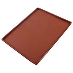 Силиконовый коврик для выпечки, коричневый, 31х26х0,9 см, Kitchen Angel KA-SILMAT-06