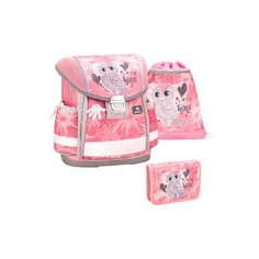 Набор Belmil Ранец Classy Owl Silver Set, пенал c 2 планками, сумка для обуви
