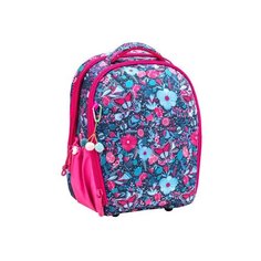 Ранец Belmil Sturdy Butterfly, поясничный ремешок, 2 отделения, с брелком, 38х35х19 см