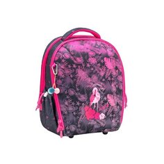 Ранец Belmil Sturdy Flamingo, поясничный ремешок, 2 отделения, с брелком, 38х35х19 см