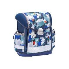 Ранец Belmil Classy Bricks, эрго-спинка, грудной ремешок, 36х32х19 см