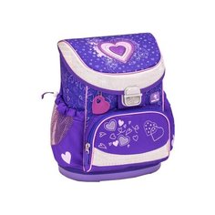 Ранец Belmil Mini-Fit Love Purple, эрго-спинка, грудной ремешок, 36х28х19 см