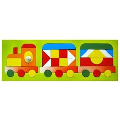 Мозаика Крона Паровозик-геометрик, 39 деталей 143-051