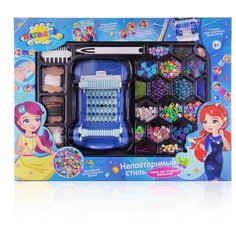 Набор для создания украшений Altacto, 450 бусин, станок, пряжа