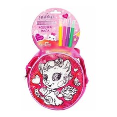 Сумочка для раскрашивания из пайеток Origami Кошечка Мила