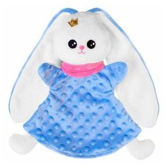 Кукла на руку Мякиши Зайка, голубой 457