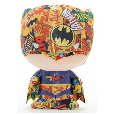 Коллекционная фигурка YuMe Бэтмен / Плюшевая игрушка Бэтмен Logo, 17 см