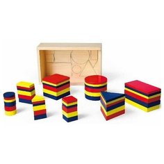 Логические блоки Viga, 48 шт., в ящике VG56164