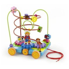 Логический лабиринт-каталка Viga Ферма, в коробке VG50120