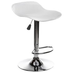 Стул Woodville Roxy, металл/искусственная кожа, цвет: белый